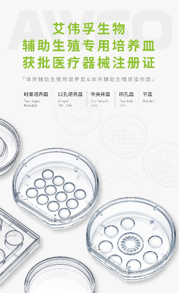 喜報(bào) | 艾偉孚生物輔助生殖專用培養(yǎng)皿已獲批醫(yī)療器械注冊(cè)證！
